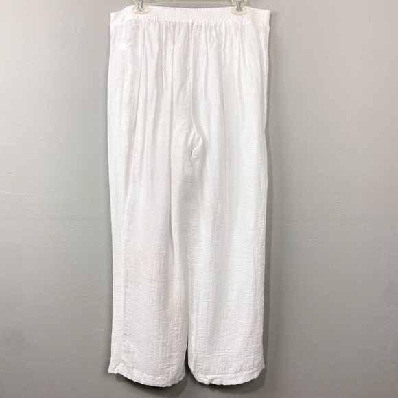 Chicos Easywear Straight‎ Leg Casual Pants Cozy Size 2 Large Minimalist Coastal - Picture 6 of 11